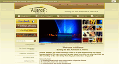 Desktop Screenshot of cityofalliance.net
