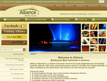 Tablet Screenshot of cityofalliance.net